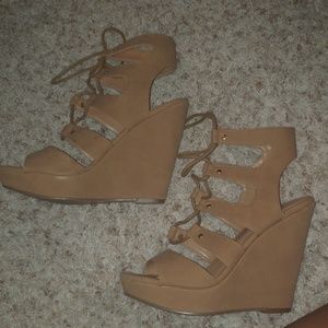 Tan wedges